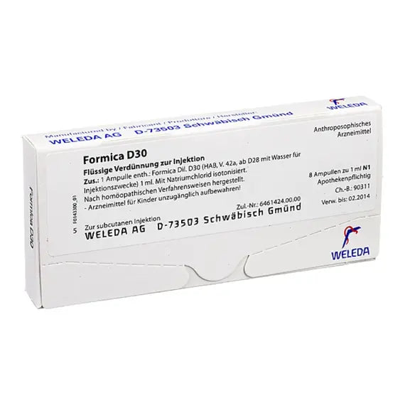Weleda Formica D30 8 Fiale | Acquista Online su Farmaclick