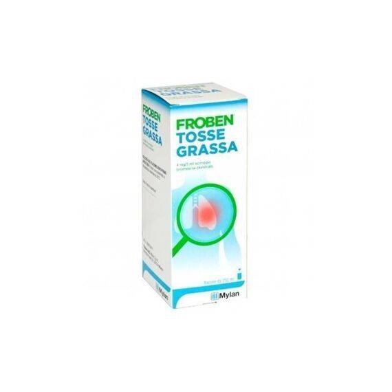 Froben Tosse Grassa 4 Mg/5 Ml Sciroppo Bromexina Cloridrato 250 Ml | Acquista Online su Farmaclick
