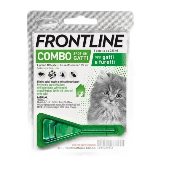Frontline Combo Gatti 1 Pipetta da 0,5 Ml | Acquista Online su Farmaclick
