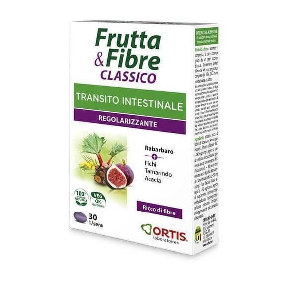 Ortis Frutta e Fibre Classico Transito Intestinale Regolarizzante 30 Compresse | Acquista Online su Farmaclick