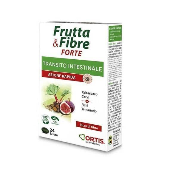 Ortis Frutta e Fibre Forte Transito Intestinale Azione Rapida 24 Compresse | Acquista Online su Farmaclick