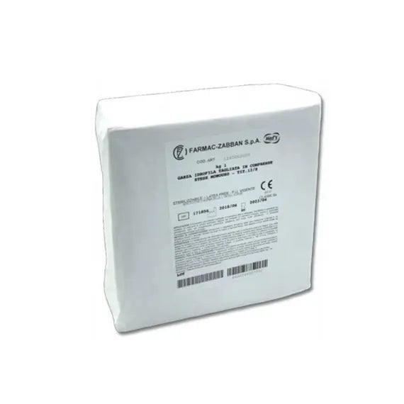 Zabban Garza Medica Sterile 12/8 15x15 25 Pezzi | Acquista Online su Farmaclick