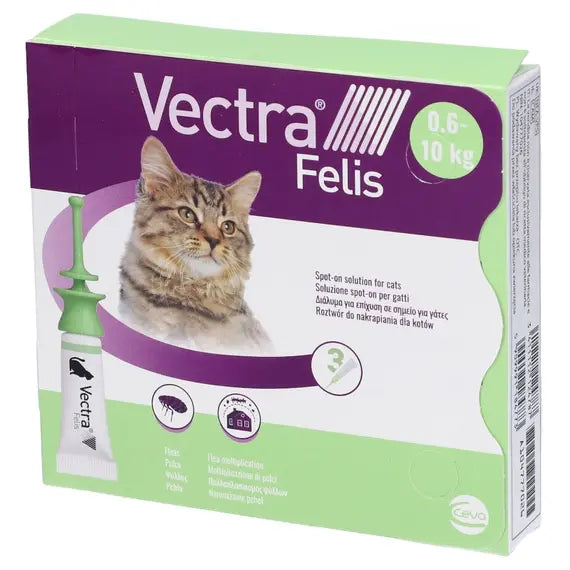 Vectra Felis*spot-on Soluz 3 Pipette 0,9 Ml 423 Mg + 42,3 Mggatti | Acquista Online su Farmaclick