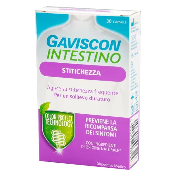 Gaviscon Intestino Stitichezza 30 Capsule | Acquista Online su Farmaclick