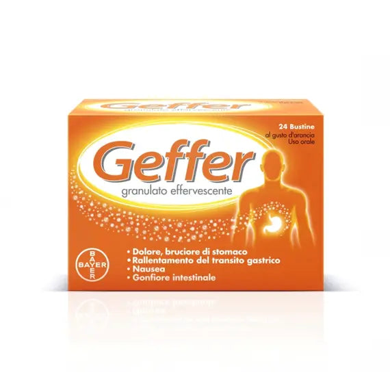 Geffer Granulato Effervescente Gusto Arancia 24 Bustine | Acquista Online su Farmaclick