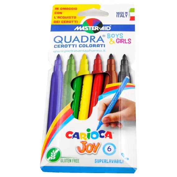 Easygift - Master Aid Carioca Joy 6 Pennarelli Lavabili | Acquista Online su Farmaclick
