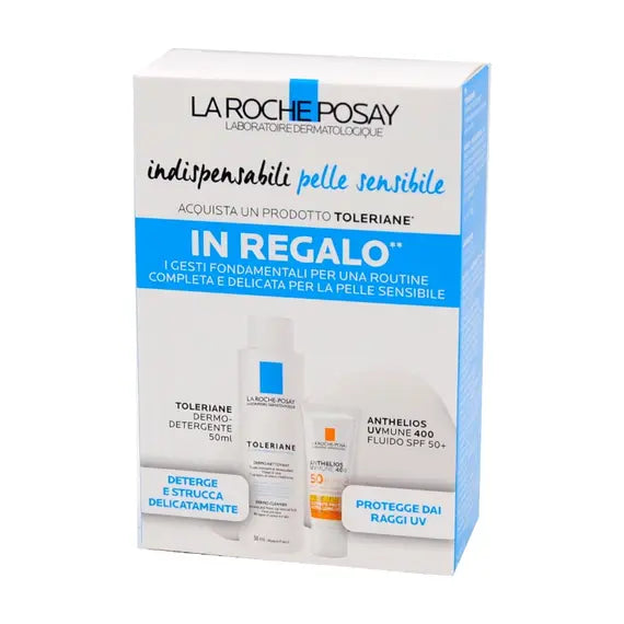 Easygift - la Roche Posay Toleriane Dermo-detergente 50 Ml + Anthelios Uvmune 400 Fluido Invisibile Spf50+ 3 Ml Esaurito | Acquista Online su Farmaclick