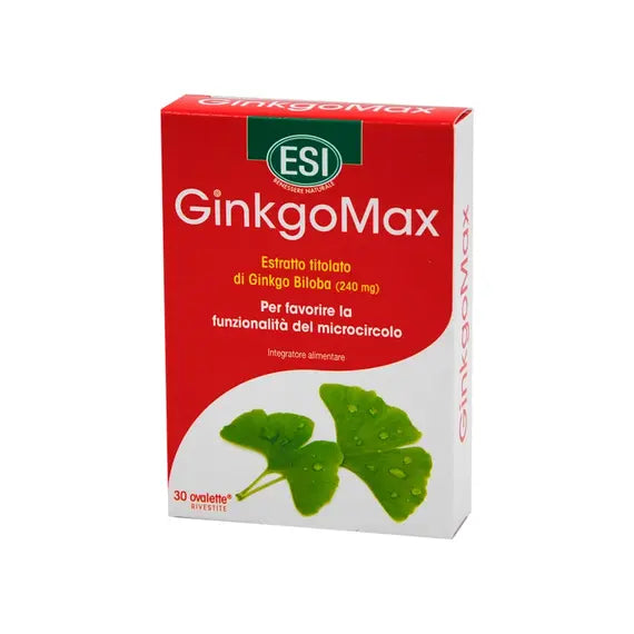 Esi Ginkgomax Integratore Alimentare per il Microcircolo 30 Ovalette | Acquista Online su Farmaclick