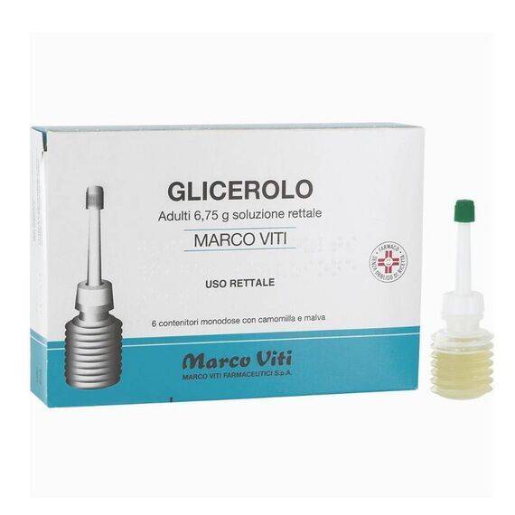 Glicerolo Soluzione Rettale con Camomilla e Malva 6 Contenitori Monodose 6.75 G | Acquista Online su Farmaclick