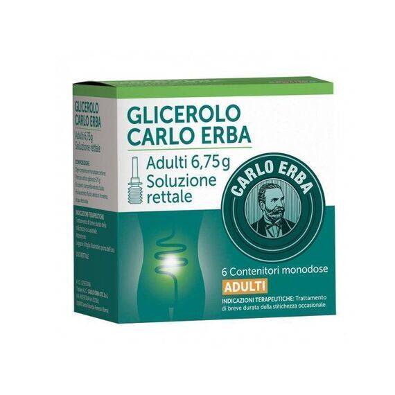 Carlo Erba Microclismi Glicerolo Adulti 6 Contenitori 6,75g | Acquista Online su Farmaclick