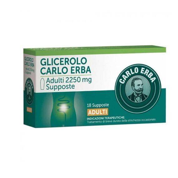Supposte Glicerolo Adulti Carlo Erba | Acquista Online su Farmaclick