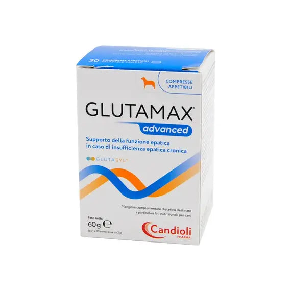 Glutamax Advanced Mangime Complementare Dietetico per Cani Adulti Barattolo da 30 Compresse | Acquista Online su Farmaclick