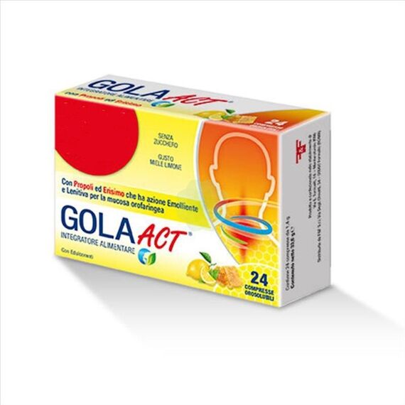 Gola Act Miele e Limone 24 Compresse Orosolubili | Acquista Online su Farmaclick