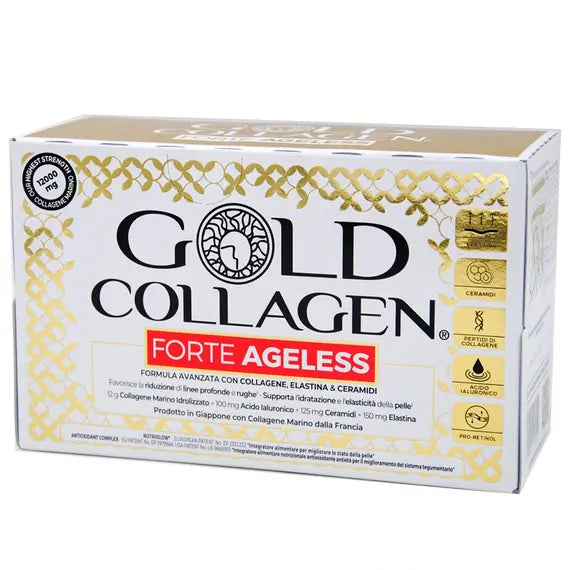 Gold Collagen Forte Ageless Integratore Liquido di Collagene 10 Flaconi | Acquista Online su Farmaclick