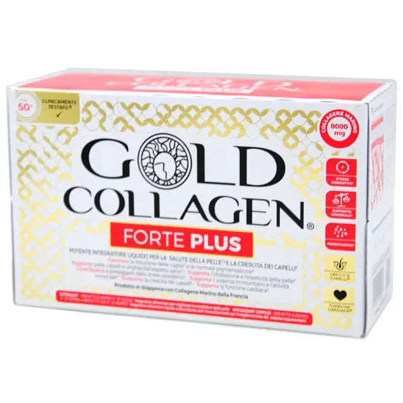 Gold Collagen Forte Plus 10 Flaconcini da 50 Ml 8g Collagene | Acquista Online su Farmaclick