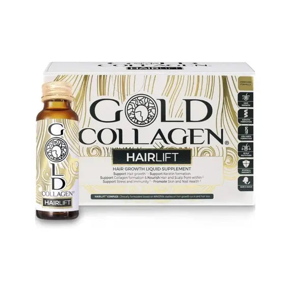 Gold Collagen Hairlift Integratore Liquido per la Crescita dei Capelli 10 Flaconi | Acquista Online su Farmaclick
