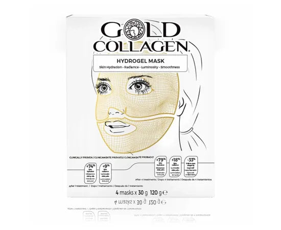 Gold Collagen Hydrogel Mask 4 maschere da 30 g 120 g