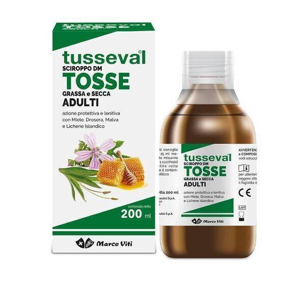 Tusseval Sciroppo Tosse Adulti 200 Ml | Acquista Online su Farmaclick