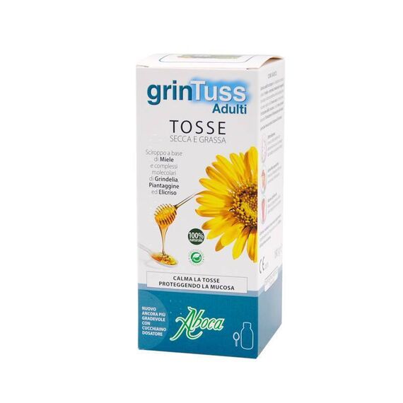 Aboca Grintuss Sciroppo Adulti per la Tosse 180g | Acquista Online su Farmaclick