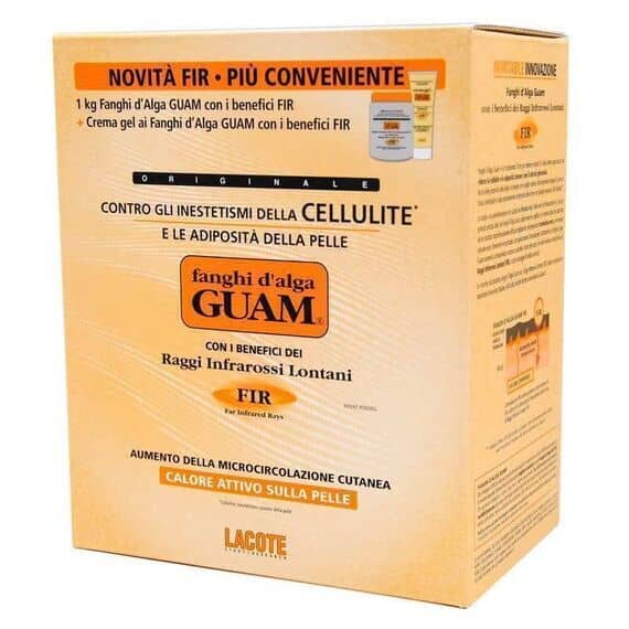 Guam Fanghi Alga Guam Novitã Fir Contro gli Inestetismi della Cellulite Vaso da 1000 G + Crema Gel 200 Ml | Acquista Online su Farmaclick