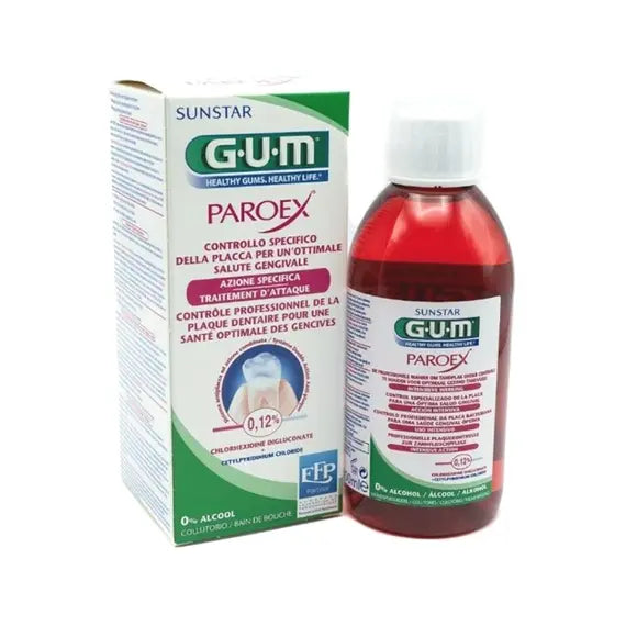 Gum Paroex 0,12% Collutorio Clorexidina 300ml | Acquista Online su Farmaclick