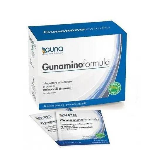 Guna Gunamino Formula Integratore di Aminoacidi Essenziali 42 Bustine | Acquista Online su Farmaclick