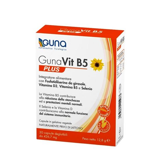 Gunavit B5 Plus Integratore Alimentare per le Difese Immunitarie 30 Capsule | Acquista Online su Farmaclick