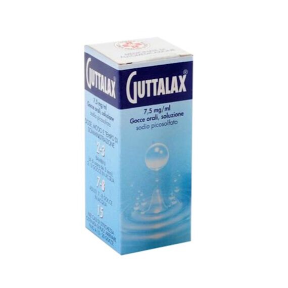 Guttalax Lassativo in Gocce a Base di Sodio Picosolvato 7,5mg Ml 15ml | Acquista Online su Farmaclick
