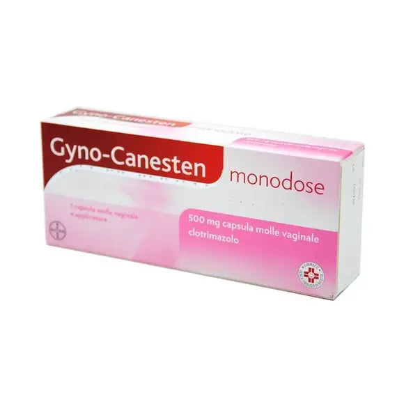 Gyno Canesten Monodose 500 Mg 1 Capsula Molle Vaginale con Applicatore | Acquista Online su Farmaclick
