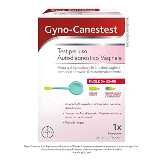 Gyno Canestest Autotest Vaginale 1 Tampone per Autodiagnosi | Acquista Online su Farmaclick