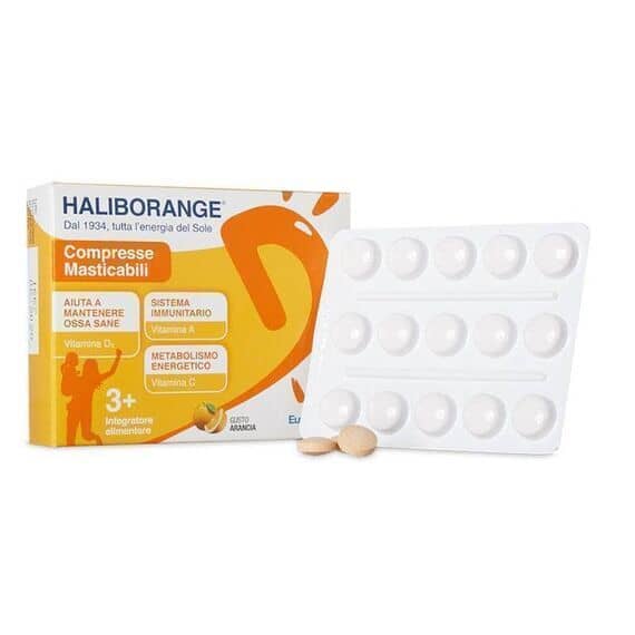 Haliborange Integratore per Bambini di Vitamina D 30 Compresse Masticabili | Acquista Online su Farmaclick