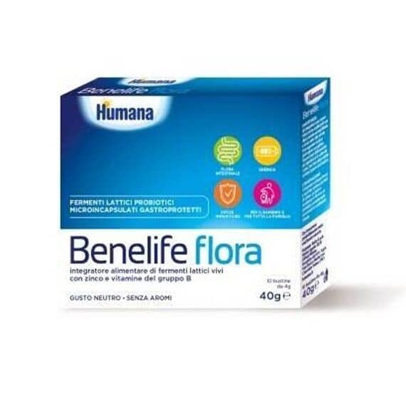 Humana Benelife Flora Integratore Alimentare 10 Bustine da 4 G | Acquista Online su Farmaclick