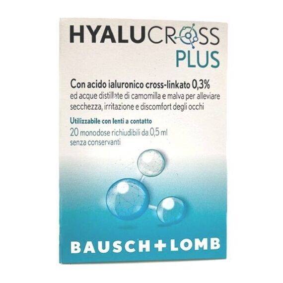 Hyalucross Plus Gocce Oculari Multifunzionali 20 Flaconcini Monodose | Acquista Online su Farmaclick