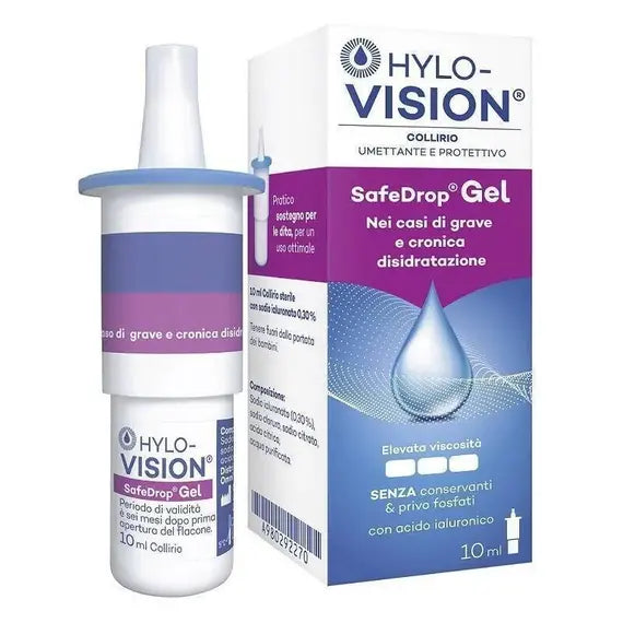Hylovision Safe Drop Gel Collirio Umettante e Protettivo 10 Ml | Acquista Online su Farmaclick