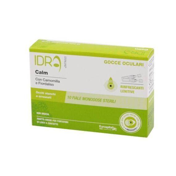 Gocce Oculari Rinfrescanti Sterilens Idra Calm Camomilla e Fiordaliso 10 Fiale Monodose da 0,33 Ml | Acquista Online su Farmaclick
