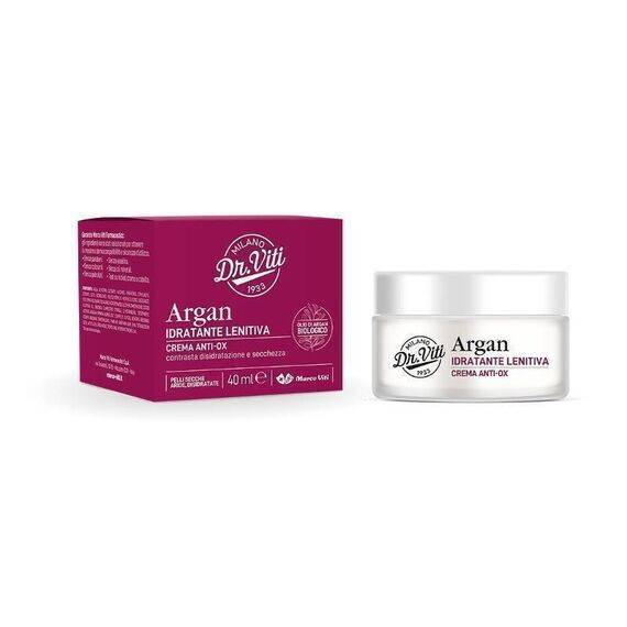 Dr Viti Crema Viso Idratante Lenitiva con Olio Biologico di Argan 40 Ml | Acquista Online su Farmaclick