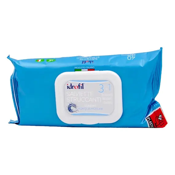 Idrofil Salviette 3 in 1 Struccanti 40 Pz | Acquista Online su Farmaclick