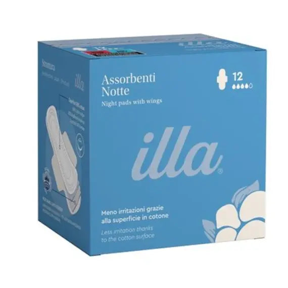 Illa Care Assorbenti Notte con Ali 12 Pezzi | Acquista Online su Farmaclick