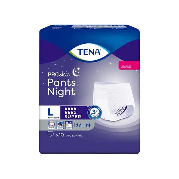 Pannolone Pull Up Notte Tena Pants Night L 10 Pezzi | Acquista Online su Farmaclick
