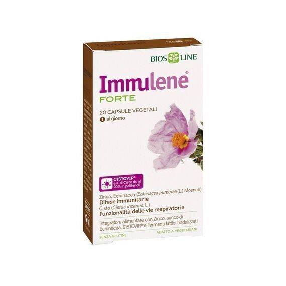 Biosline Immulene Forte Integratore Alimentare per le Difese Immunitarie 20 Capsule | Acquista Online su Farmaclick