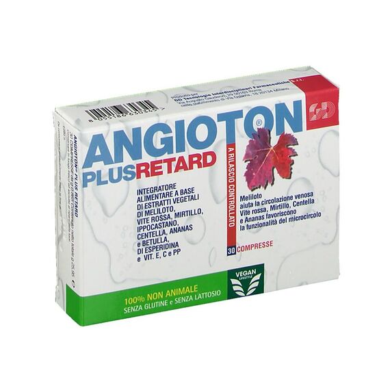 Angioton Plus Retard Integratore per il Benessere delle Gambe 30 Compresse | Acquista Online su Farmaclick