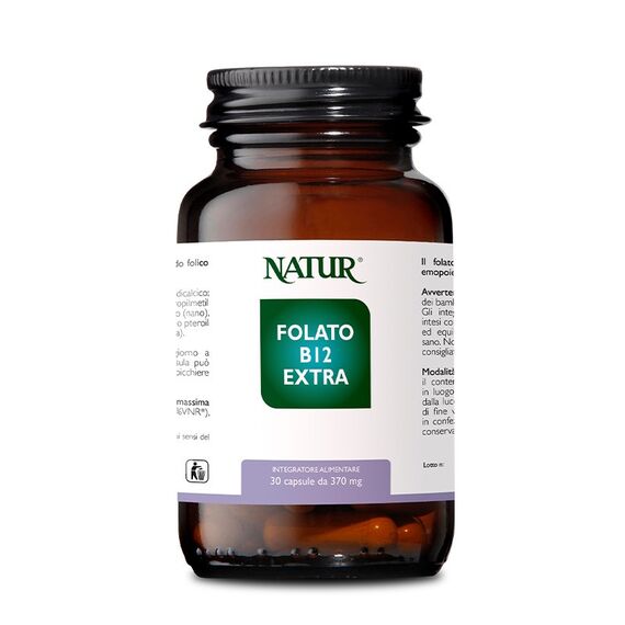 Folato B12 Natur Extra 30 Capsule | Acquista Online su Farmaclick