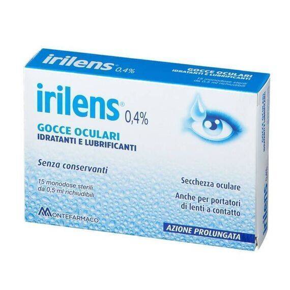 Irilens Gocce Oculari Idratanti 15 Monodosi Sterili da 0,5 Ml | Acquista Online su Farmaclick