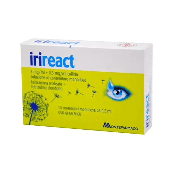 Irireact Collirio Antistaminico 10 Contenitori Monodose | Acquista Online su Farmaclick