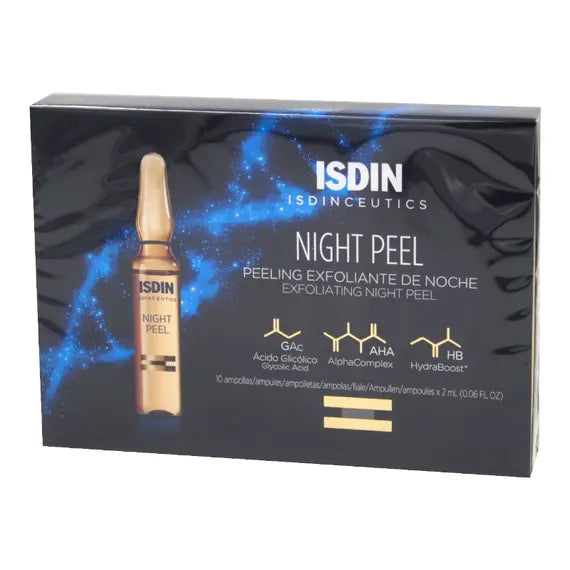 Isdin Isdinceutics Night Peel Peeling Esfoliante da Notte 10 Fiale da 2 Ml | Acquista Online su Farmaclick