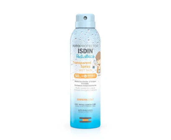 Isdin Pediatrics Fotoprotector Spf 50+ Transparent Spray Wet Skin 250 Ml