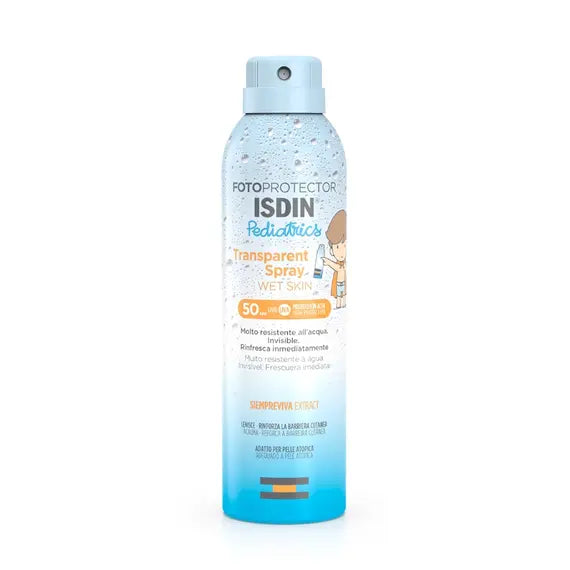 Isdin Pediatrics Fotoprotector Spf 50+ Transparent Spray Wet Skin 250 Ml | Acquista Online su Farmaclick