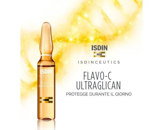 Isdin Isdinceutics Flavo C Forte Siero Viso Antirughe Illuminante Antiossidante 1 Fiala