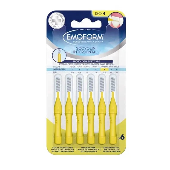 Emoform Scovolini Interdentali Iso 4 6 Pezzi | Acquista Online su Farmaclick