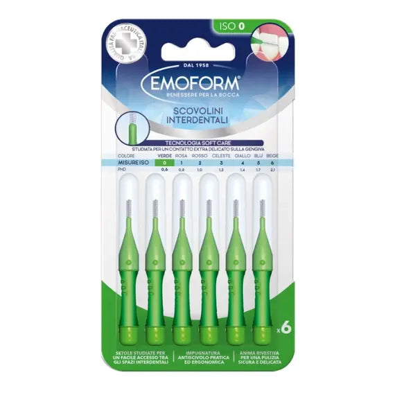 Emoform 6 Scovolini Interdentali Iso 0 | Acquista Online su Farmaclick